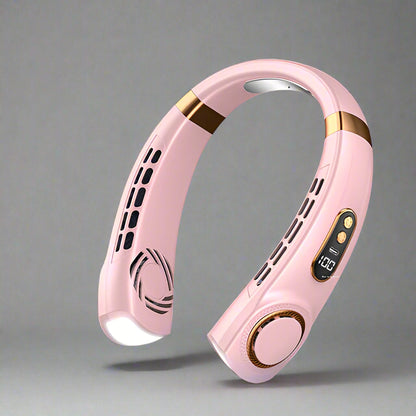 neck fan product pink